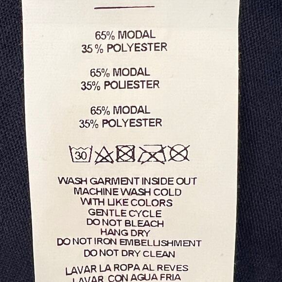 Eluminary Womens Sleeveless Shift Dress Size XL Blue Modal Blend Made in USA - Picture 6 of 6